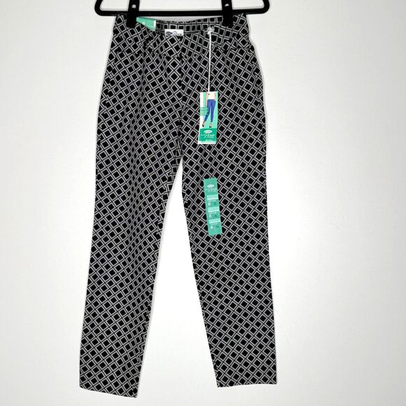 New Old Navy The Pixie Mid-Rise Geometric Ankle Pants Women's Size 6 - Picture 11 of 11
